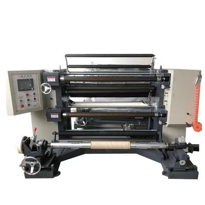 1300 Control de tensión manual de la película de corte y rebobinado de la máquina de etiqueta de etiqueta de corte y rebobinador