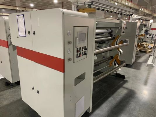Equipo de corte de papel de alta velocidad Opp Cpp Pet Film Paper Roll Rewinding Machine