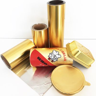 Película de sellado de papel de aluminio personalizada Película de sellado térmico para tapas de taza Sellado óptimo a 180-250C