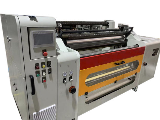 Máquina de recorte térmico de papel totalmente automática de 600 mm Rewinder de papel de aluminio 350m/min