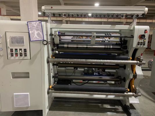 Máquina de corte de rollos de papel de película compuesta de PVC PET PE totalmente automática