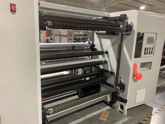 Máquina para cortar papel kraft y papel recubierto de alta velocidad, con un diámetro final máximo de 1000 mm