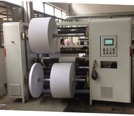 Máquina de corte y rebobinado de papel de chapa de cobre de alta velocidad con una velocidad de corte de 350 m/min