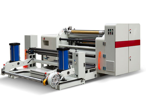 Máquina de corte de alta velocidad de 600 mm para rodillos terminados Máquina automática de bobinado de papel de aluminio