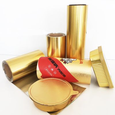Película de sellado de lámina de aluminio de PET de múltiples capas para pasteurización Substrato de botella de PP sellado por calor