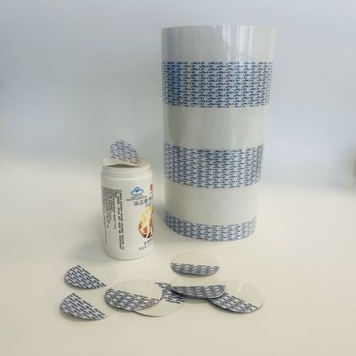 Película de sellado de papel de aluminio para sello de 10 a 180 mm Diámetros de sello de 0,027 a 0,05 mm