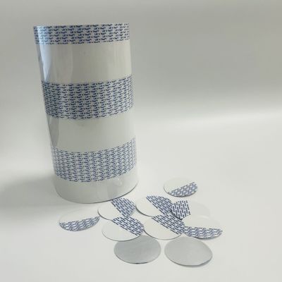0.027-0.05mm Revestimiento interno de aluminio de aluminio de grado alimenticio, junta de detección de calor para diversos soportes de sello