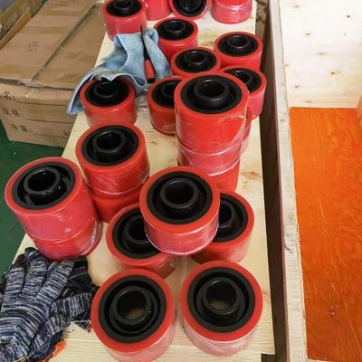 Rollas de caucho de poliuretano resistentes al desgaste a altas temperaturas para máquinas de impresión