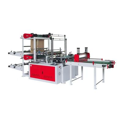 Máquina de cortar bolsas de plástico para bolsillos planos
