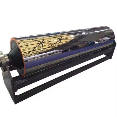 China Fabricación de buena calidad Roller de acero pulido de espejo cromado Apto para máquinas de impresión, máquinas de laminado, máquinas de recubrimiento