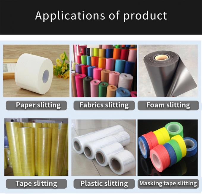 Cuchilla de corte rotativa redonda de alta precisión Cuchilla de borde de PVC Cuchillas rotativas Máquina de corte de hojas de papel Tubo adhesivo cinta de corte Máquina de corte Cuchilla 14