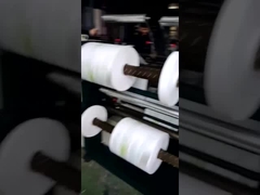 Máquina de corte horizontal de papel de gran diámetro para rollos de 200 m/min